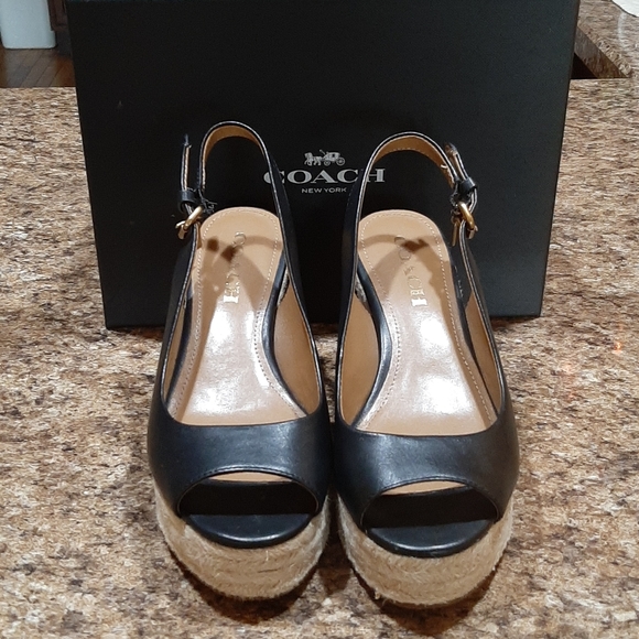 !Perfect Condition! Coach Wedges. - Picture 3 of 7